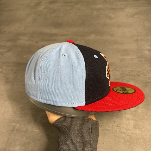 Salem Red Sox Hat New Era Cap 7 1/4 Navy‎ Red MiLB Boston Farm Team 59Fifty - Picture 4 of 7